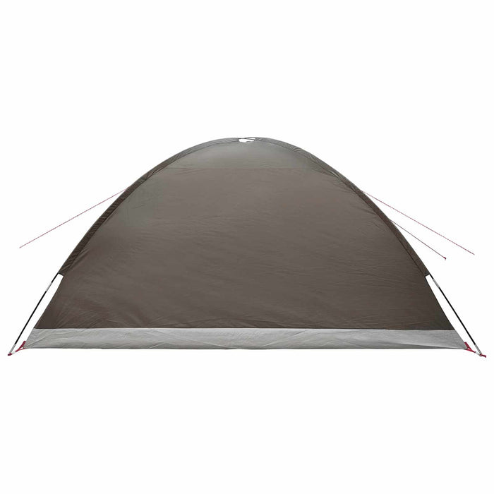 Tent Cabină Gri cărămiziu 8 persoane Poliester și oțel WALTI
