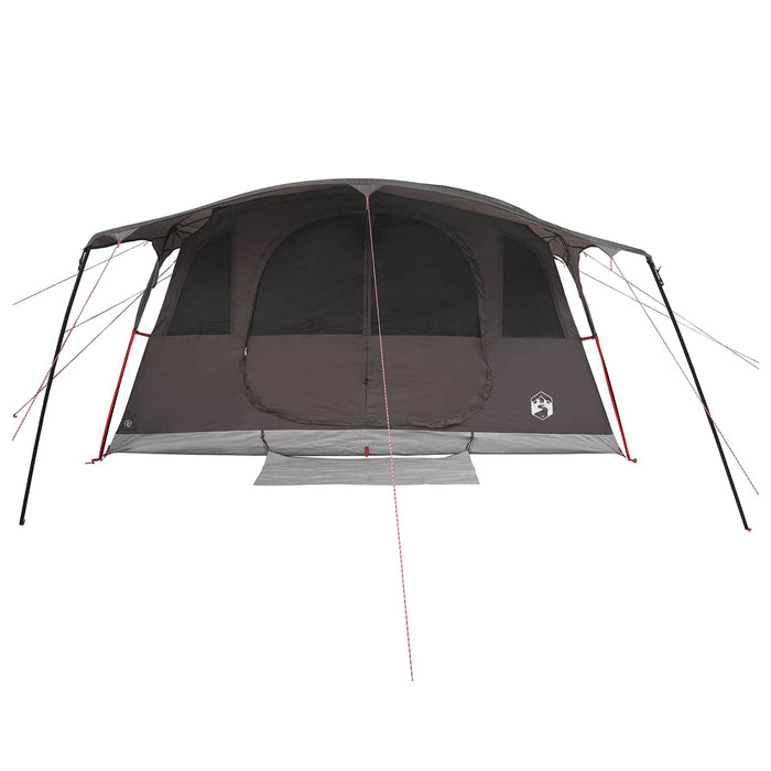Cort tunel cu acoperiș Culoare Maro Gri 427 x 305 x 205 cm WALTI