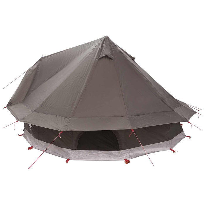 Cort Tipi Culoare Maro Gri 700 x 700 x 395 cm Poliester și oțel WALTI