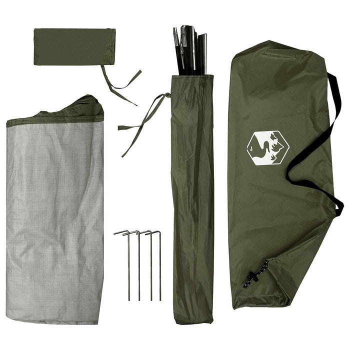 Cort pentru depozitare Verde măsliniu 120 x 50 x 70 cm WALTI