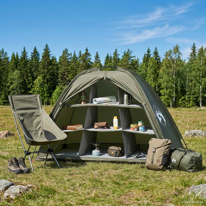 Cort pentru depozitare Verde măsliniu 120 x 50 x 70 cm WALTI