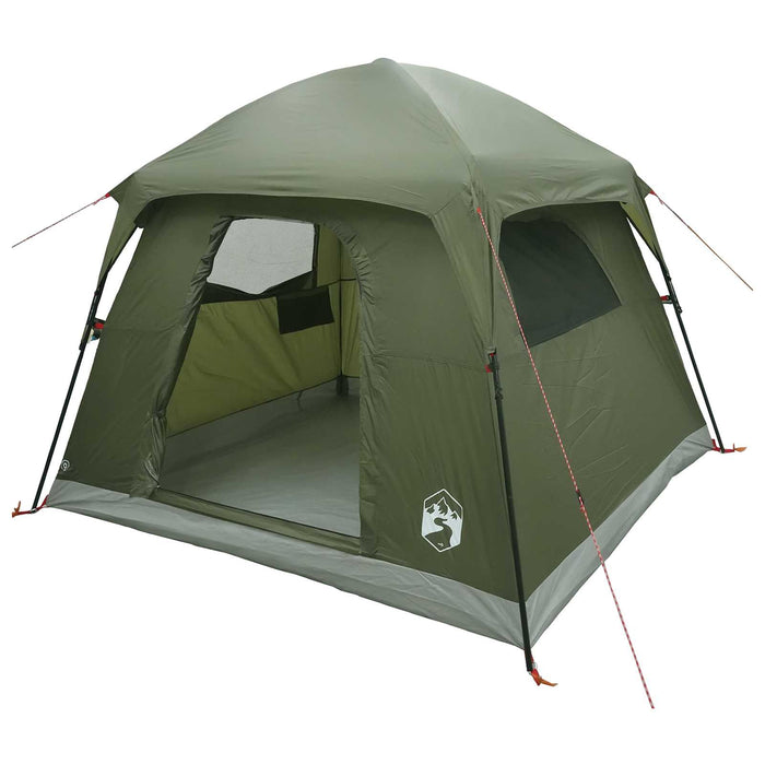 Tent Cabină Verde măsliniu 244 x 213 x 183 cm Poliester și oțel WALTI