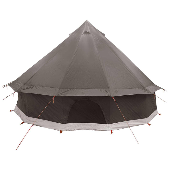 Cort Tipi Culoare Maro Gri 300 x 300 x 200 cm Poliester și oțel WALTI