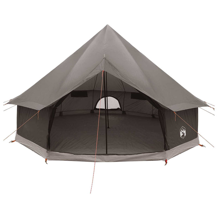 Cort Tipi Culoare Maro Gri 300 x 300 x 200 cm Poliester și oțel WALTI