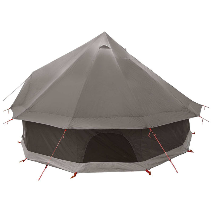 Cort Tipi Culoare Maro Gri 300 x 300 x 200 cm Poliester și oțel WALTI