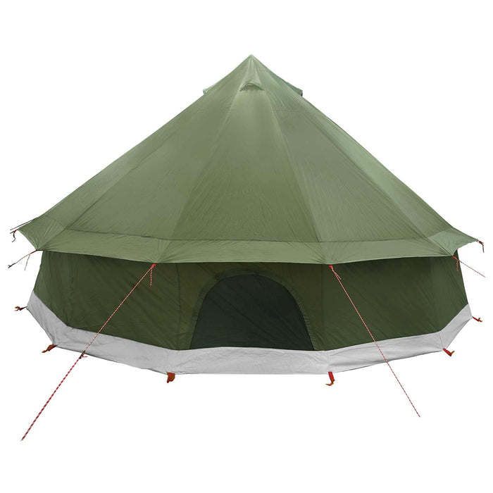 Cort Tipi Verde măsliniu 400 x 400 x 250 cm Poliester și oțel WALTI