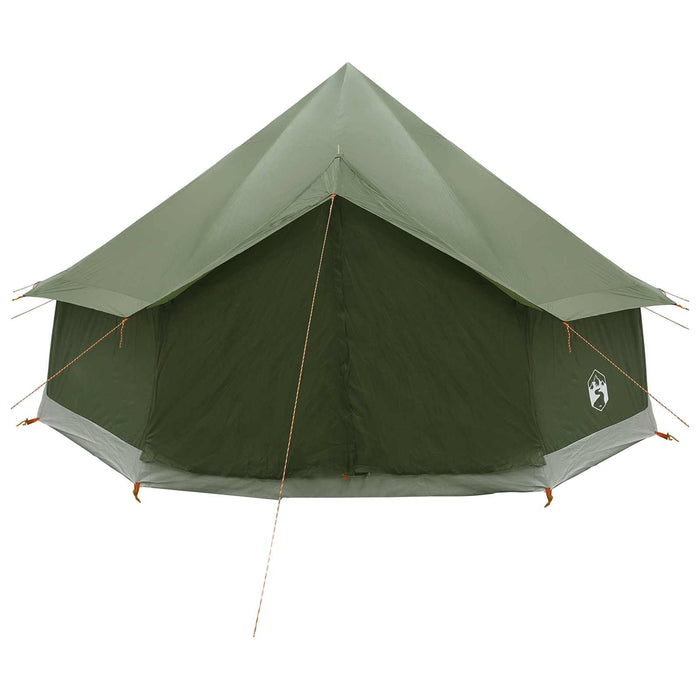 Cort Tipi Verde măsliniu 400 x 400 x 250 cm Poliester și oțel WALTI