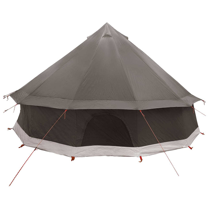 Cort Tipi Culoare Maro Gri 400 x 400 x 250 cm Poliester și oțel WALTI