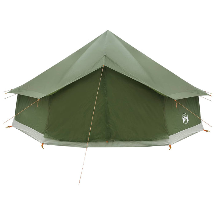 Cort Tipi Verde măsliniu 600 x 600 x 350 cm Poliester și oțel WALTI
