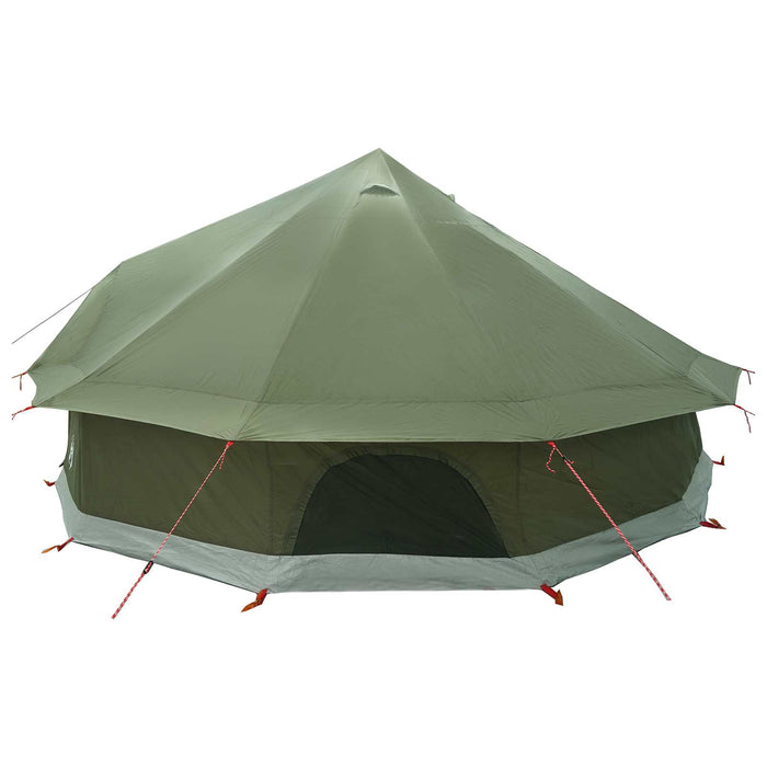 Cort Tipi Verde măsliniu 600 x 600 x 350 cm Poliester și oțel WALTI