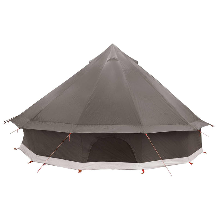 Cort Tipi Culoare Maro Gri 500 x 500 x 300 cm Poliester și oțel WALTI