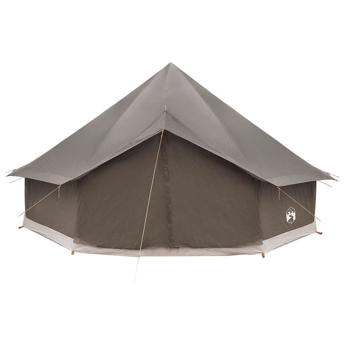 Cort Tipi Culoare Maro Gri 500 x 500 x 300 cm Poliester și oțel WALTI