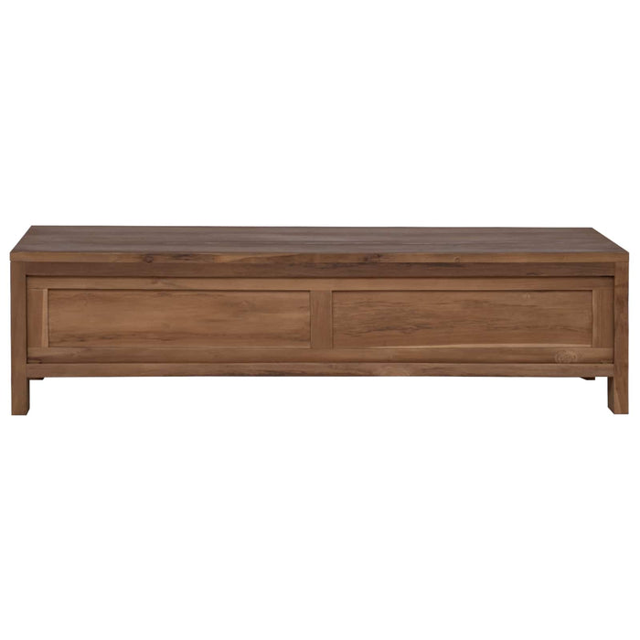 Cabinet TV 110 x 30 x 30 cm Lemn solid de tec natural WALTI