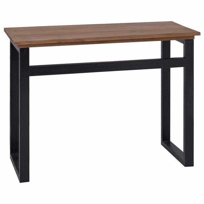 Birou natural Lemn solid de tec 100 x 45 x 75cm WALTI