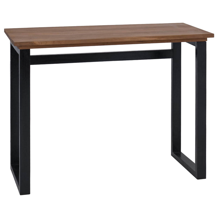 Birou natural Lemn solid de tec 100 x 45 x 75cm WALTI