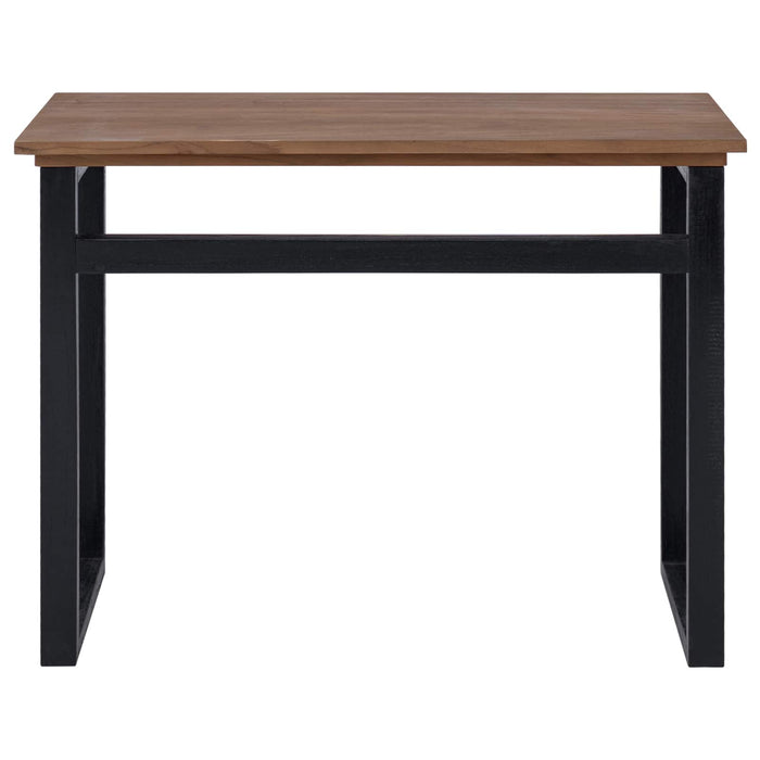 Birou natural Lemn solid de tec 100 x 45 x 75cm WALTI