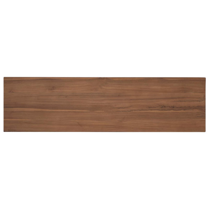 Cabinet TV 110 x 30 x 40 cm natural Lemn solid de tec WALTI