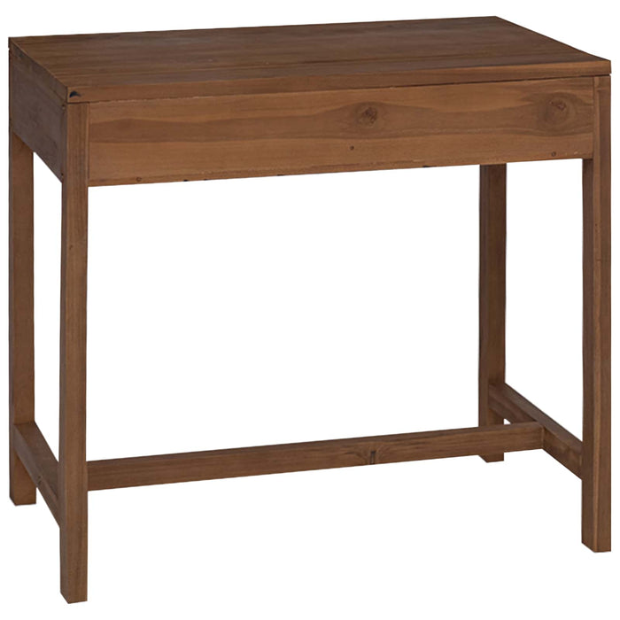 Birou cu Sertare natural Lemn solid de tec 80 x 50 x 75 cm WALTI
