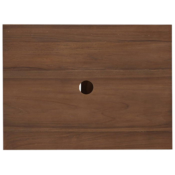 Dulap de Baie natural 60 x 45 x 75 cm Lemn solid de tec WALTI
