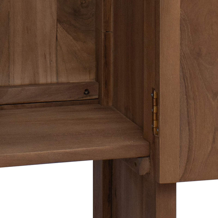 Dulap lateral pentru baie natural 25 x 25 x 100 cm WALTI