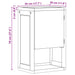Dulap lateral pentru baie natural 45 x 30 x 70 cm - WALTI WALTI