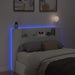 Cadran cu LED cu raft Alb 140 x 16,5 x 103,5 cm Lemn compozit - WALTI WALTI