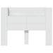 Cadran cu LED cu raft Alb 140 x 16,5 x 103,5 cm Lemn compozit - WALTI WALTI