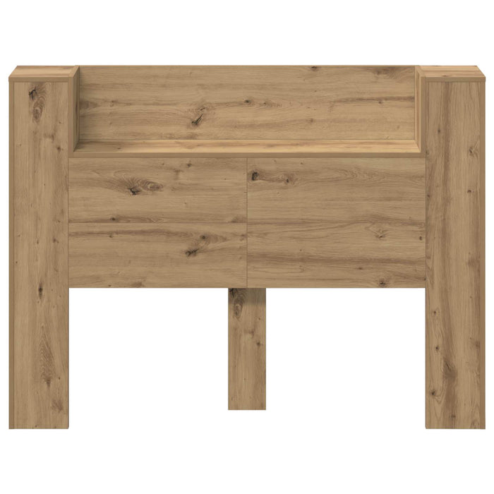Cadran cu LED cu raft Stejar Artizanal 140 x 16,5 x 103,5 cm - WALTI WALTI