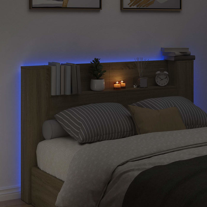 Cadran cu LED Sonoma 160 x 16,5 x 103,5 cm Lemn compozit - WALTI WALTI