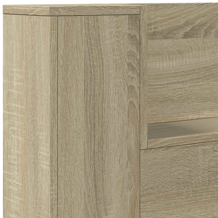 Cadran cu LED Sonoma 180 x 16,5 x 103,5 cm Lemn compozit - WALTI WALTI