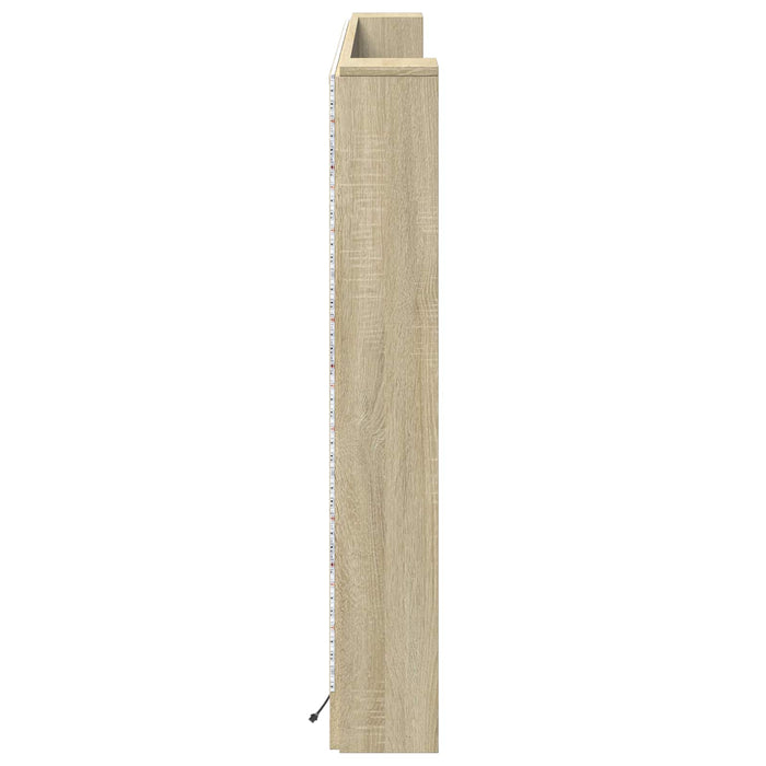 Cadran cu LED Sonoma 180 x 16,5 x 103,5 cm Lemn compozit - WALTI WALTI