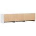 Cabinet TV cu led cu sertar Alb 165 x 34 x 40 cm Lemn compozit - WALTI WALTI