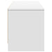 Cabinet TV cu led cu sertar Alb 165 x 34 x 40 cm Lemn compozit - WALTI WALTI