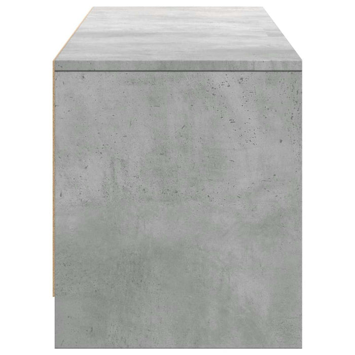 Cabinet TV cu led Beton 165 x 34 x 40 cm Lemn compozit - WALTI WALTI
