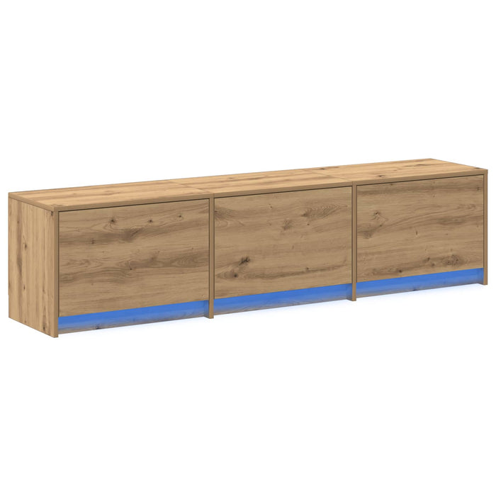 Cabinet TV Stejar Artizanal 165 x 34 x 40 cm Lemn compozit - WALTI WALTI