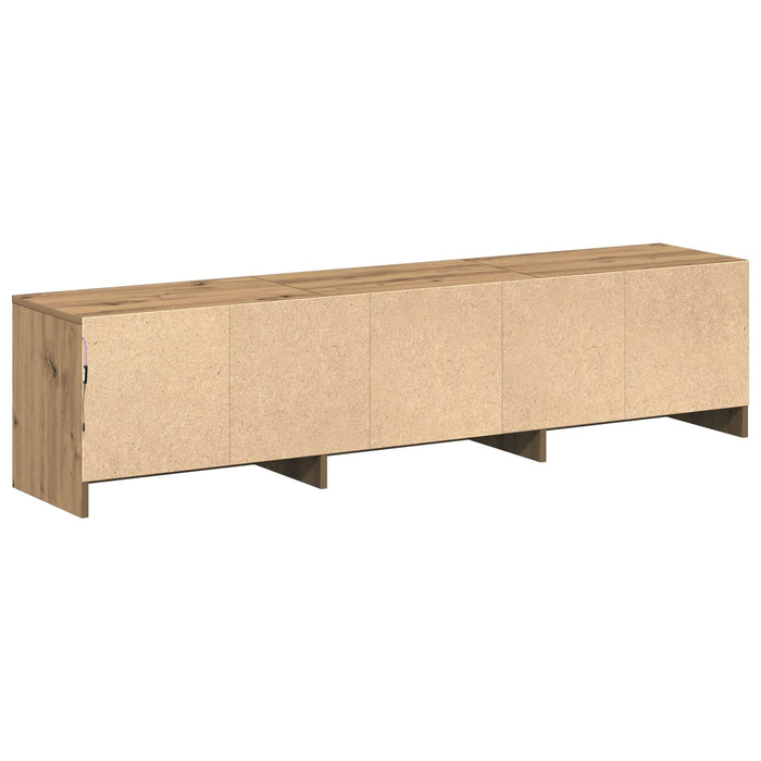 Cabinet TV Stejar Artizanal 165 x 34 x 40 cm Lemn compozit - WALTI WALTI