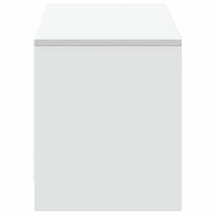 Cabinet TV cu led cu sertar Alb 140 x 34 x 40 cm Lemn compozit - WALTI WALTI