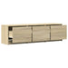 Cabinet TV cu led Sonoma 140 x 34 x 40 cm Lemn compozit - WALTI WALTI