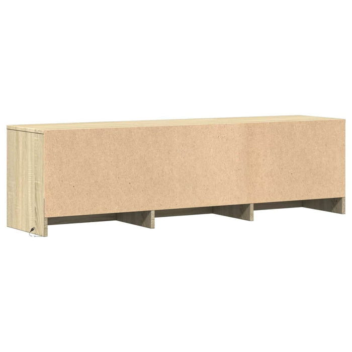Cabinet TV cu led Sonoma 140 x 34 x 40 cm Lemn compozit - WALTI WALTI