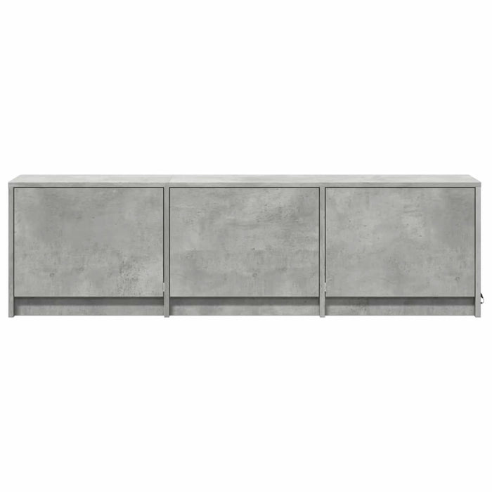 Cabinet TV cu led Beton 140 x 34 x 40 cm Lemn compozit - WALTI WALTI