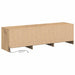 Cabinet TV Stejar Artizanal 140 x 34 x 40 cm Lemn compozit - WALTI WALTI