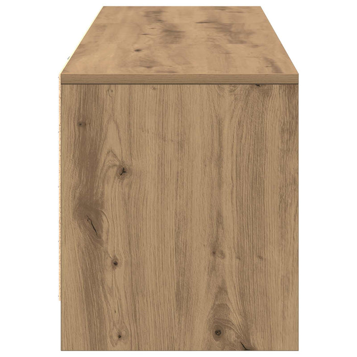 Cabinet TV Stejar Artizanal 140 x 34 x 40 cm Lemn compozit - WALTI WALTI