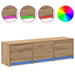Cabinet TV Stejar Artizanal 140 x 34 x 40 cm Lemn compozit - WALTI WALTI