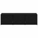 Cabinet TV cu led Stejar Negru 140 x 34 x 40 cm Lemn compozit - WALTI WALTI