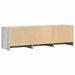 Cabinet TV cu led Gri Sonoma 140 x 34 x 40 cm Lemn compozit - WALTI WALTI