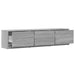 Cabinet TV cu led Gri Sonoma 165 x 34 x 40 cm Lemn compozit - WALTI WALTI