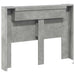 Cadran cu LED cu raft Beton 140 x 16,5 x 103,5 cm Lemn compozit - WALTI WALTI