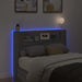 Cadran cu LED Gri Sonoma 140 x 16,5 x 103,5 cm Lemn compozit - WALTI WALTI