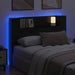 Cadran cu LED Stejar Negru 140 x 16,5 x 103,5 cm Lemn compozit - WALTI WALTI