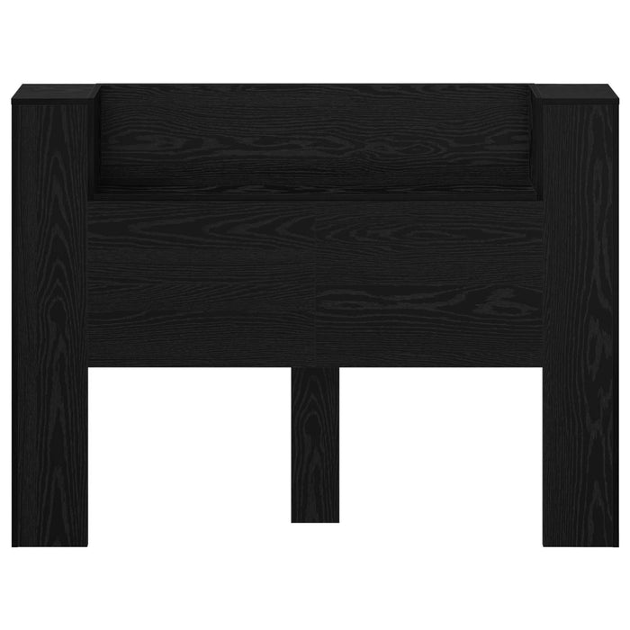 Cadran cu LED Stejar Negru 140 x 16,5 x 103,5 cm Lemn compozit - WALTI WALTI